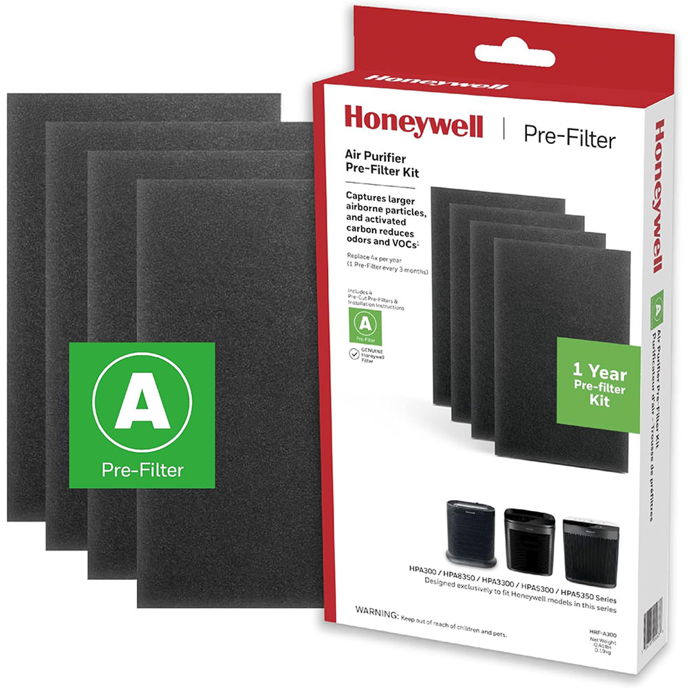Honeywell HRF-A300 Pre-Cut Carbon Pre-Filter For HPA300 Series Air Purifiers - 4 Pack (Filter A) - Image 3
