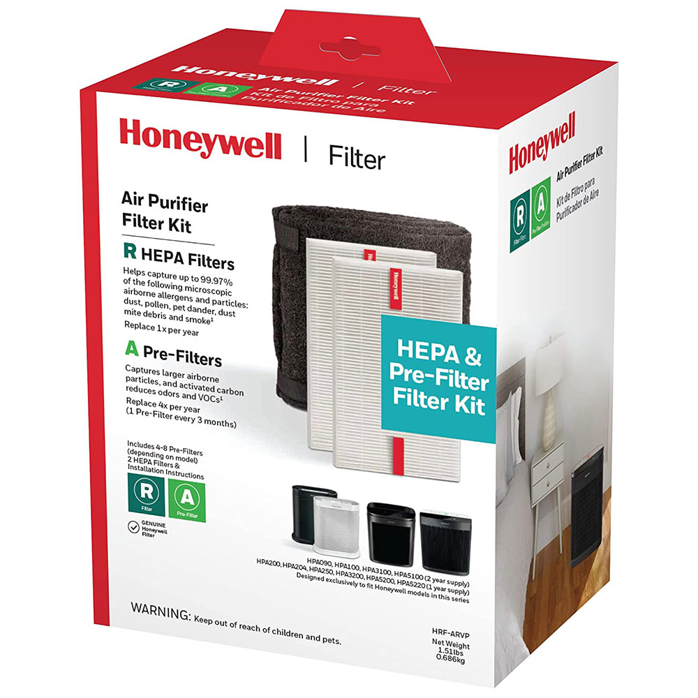 Honeywell True HEPA Filter Value Combo Pack (2 HEPA filters and 1 Pre-filter), HRF-ARVP - Image 3