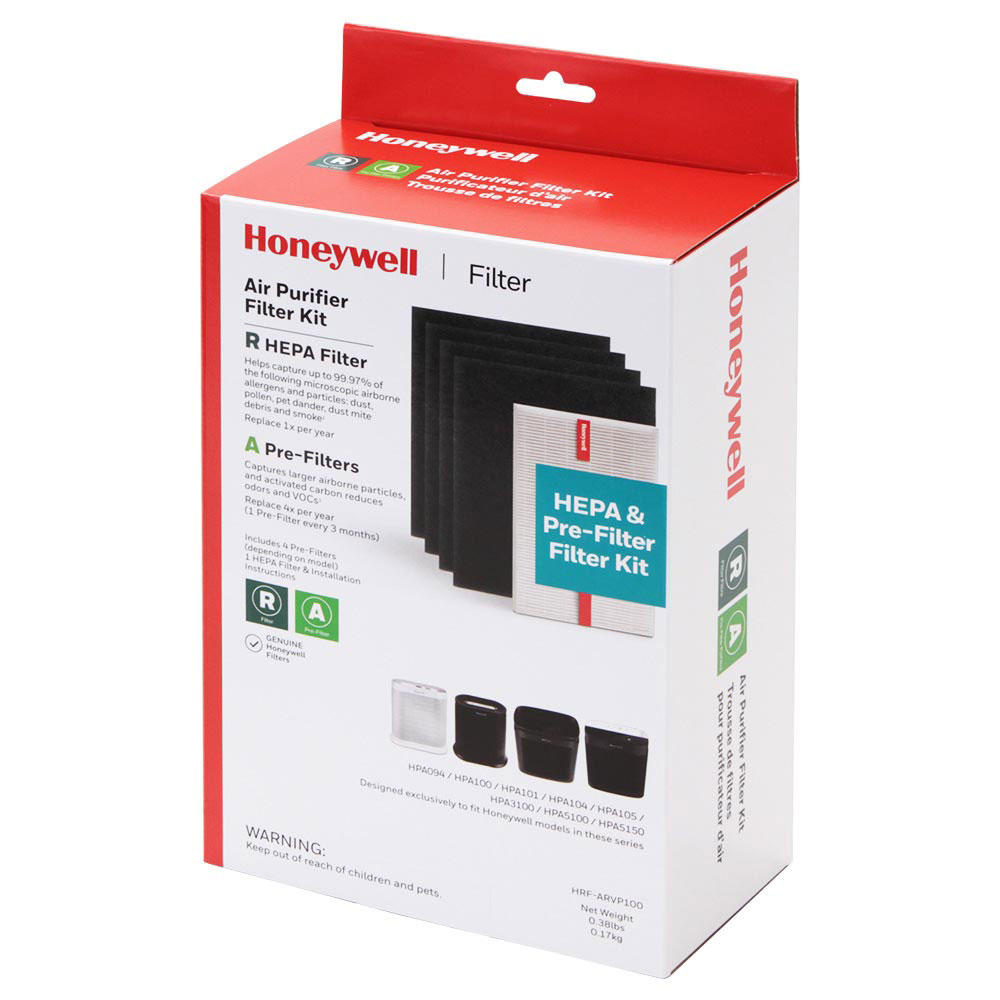 Honeywell HRF-ARVP100 HEPA Filter And Pre-Filter Combo Pack For HPA100 And HPA094 Series Air Purifiers (Filters A/R) - Image 2