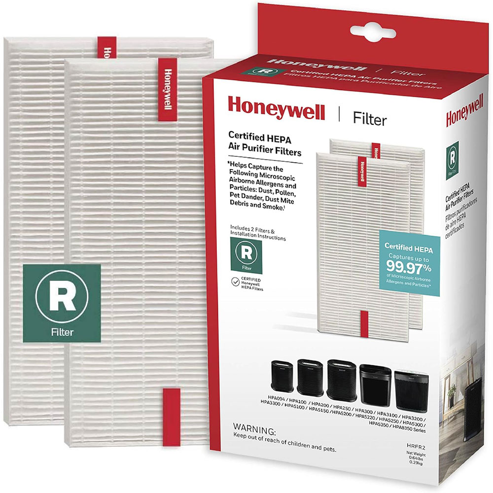 Honeywell HEPA Air Purifier Filter R - 2 Pack of Replacement Filters, HRF-R2 - Image 3