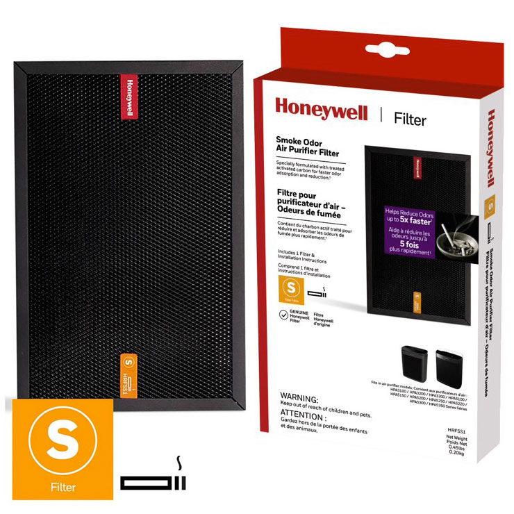 Honeywell Smoke Odor Air Purifier Filter, HRFSS1 (Filter S) - Image 2