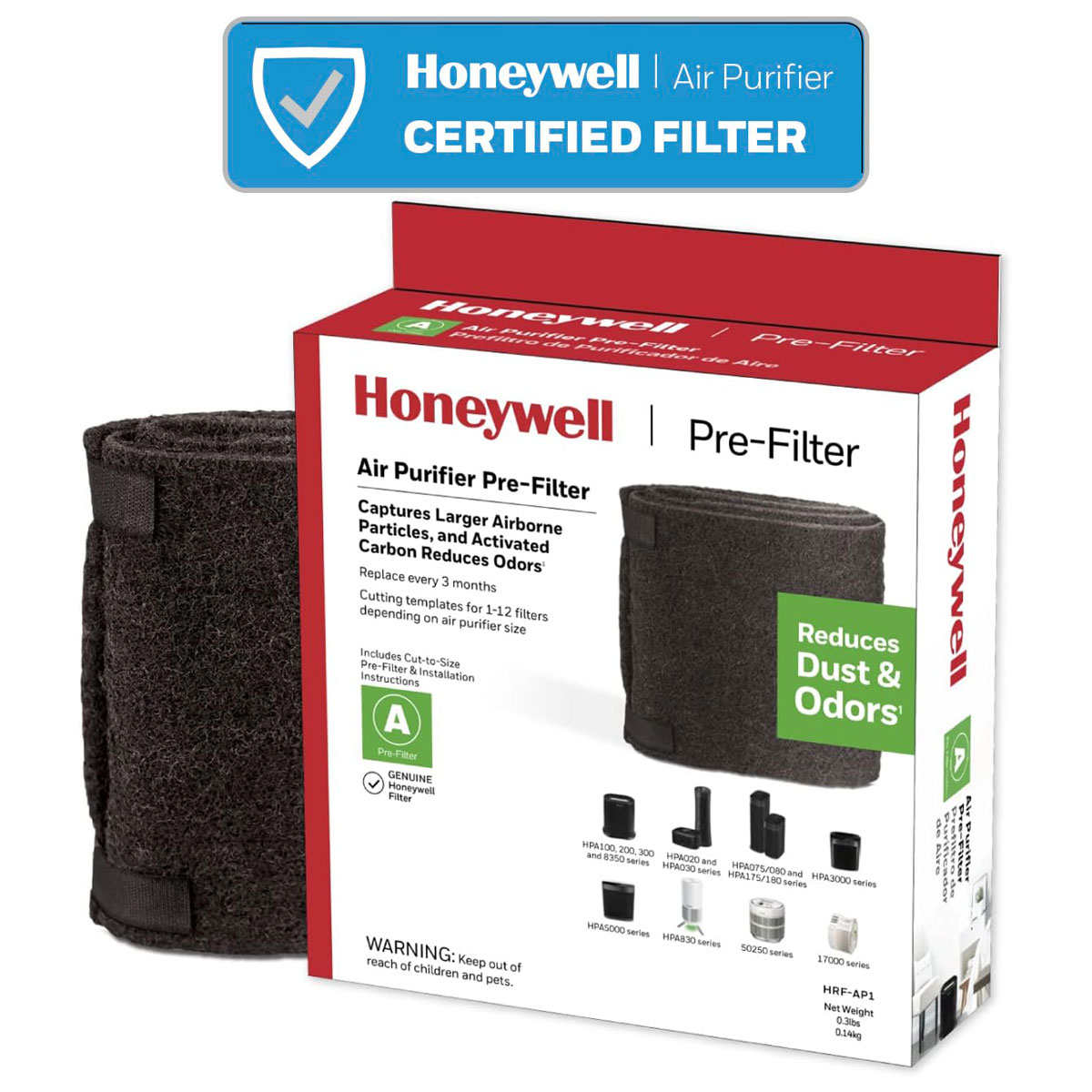Honeywell Filter A Universal Carbon Pre-filter, HRF-AP1 - Image 3