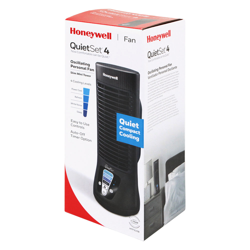 Honeywell Quiet Set Mini Tower Table Fan, HTF210B - Image 2