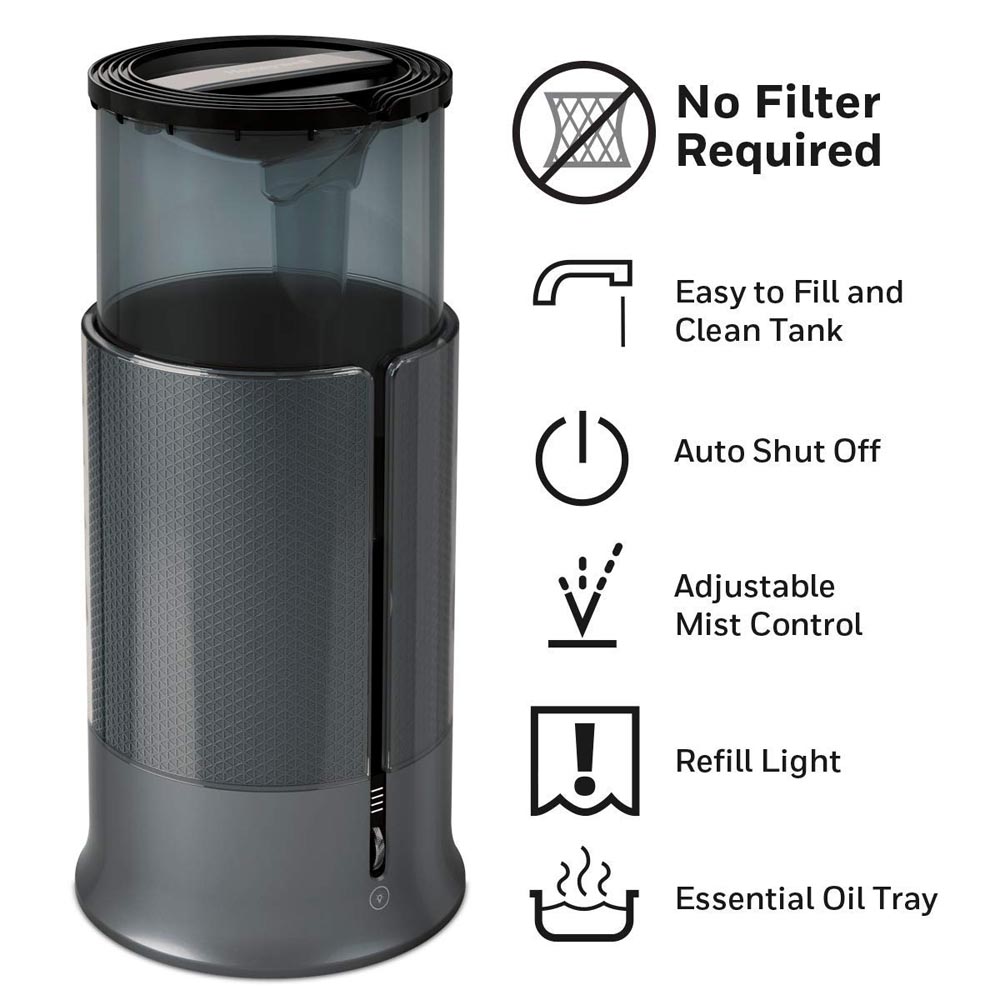 Honeywell Designer Series Cool Mist Humidifier - Black, HUL430B - Image 5