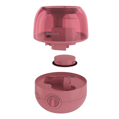 Honeywell Mini Cool Mist Humidifier - Red, HUL525R - Image 2