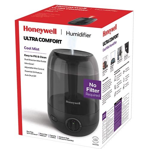 Honeywell Ultra Comfort Cool Mist Humidifier - Black, HUL545B - Image 3