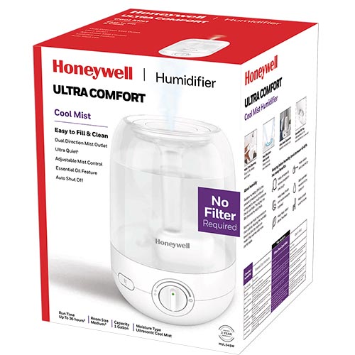 Honeywell Ultra Comfort Cool Mist Humidifier - White, HUL545W - Image 3