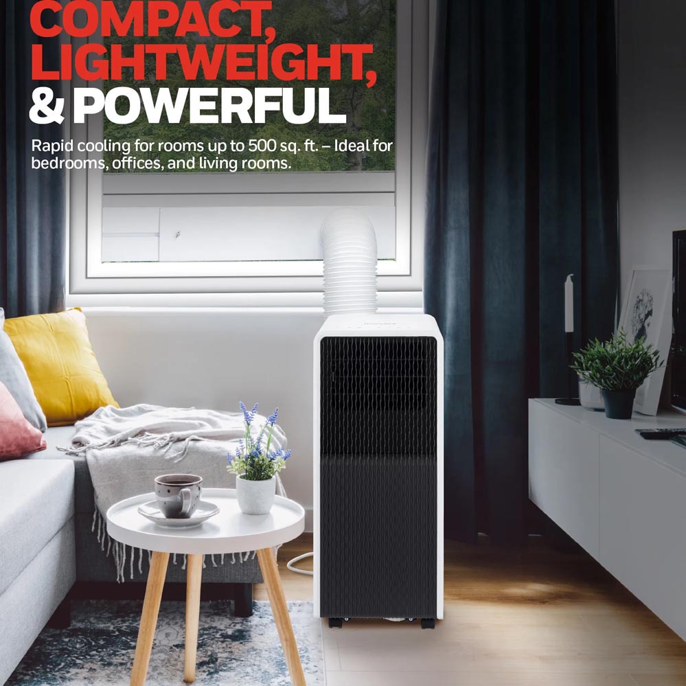 Honeywell 10,000 BTU Slim and Smart WiFi Portable Air Conditioner with Fan, Dehumidifier, and Alexa/Google Home Voice Control, HX4CESVWG0 - Image 8