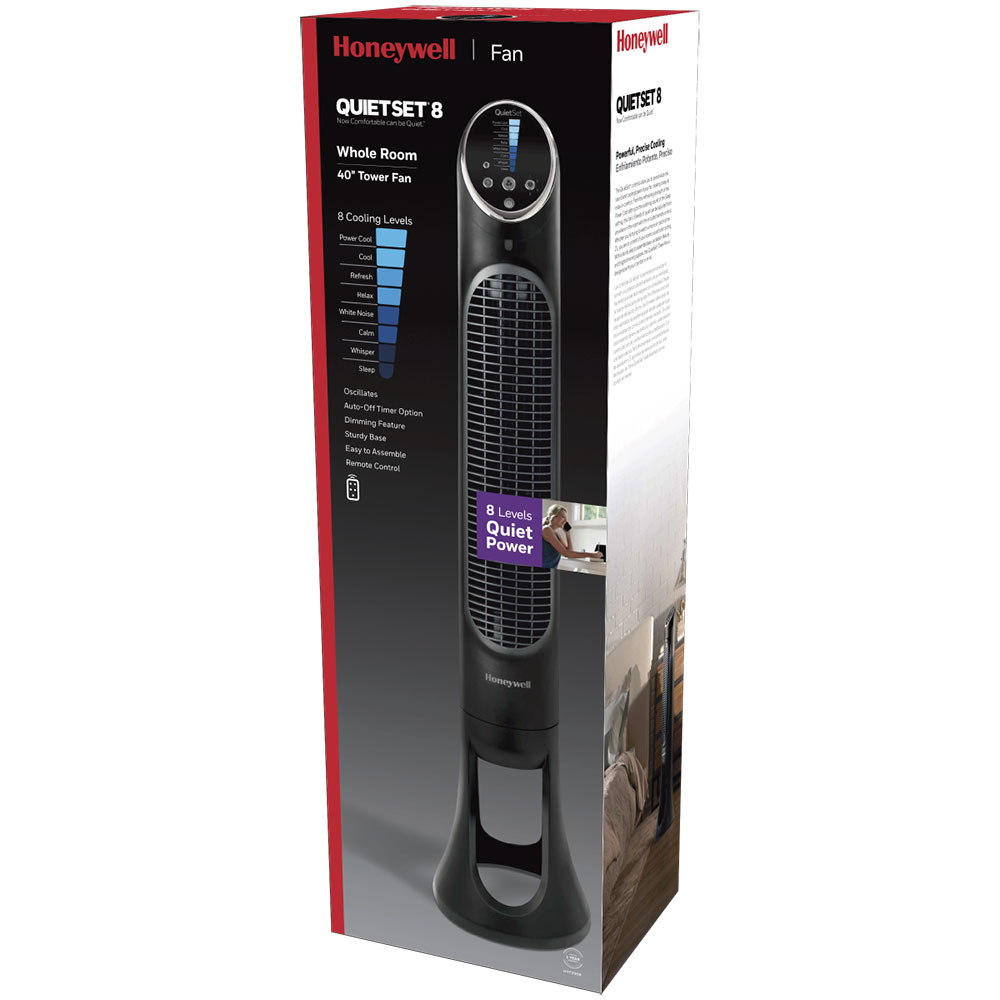 Honeywell QuietSet 8 Whole Room Oscillating Tower Fan - HYF290B - Image 2