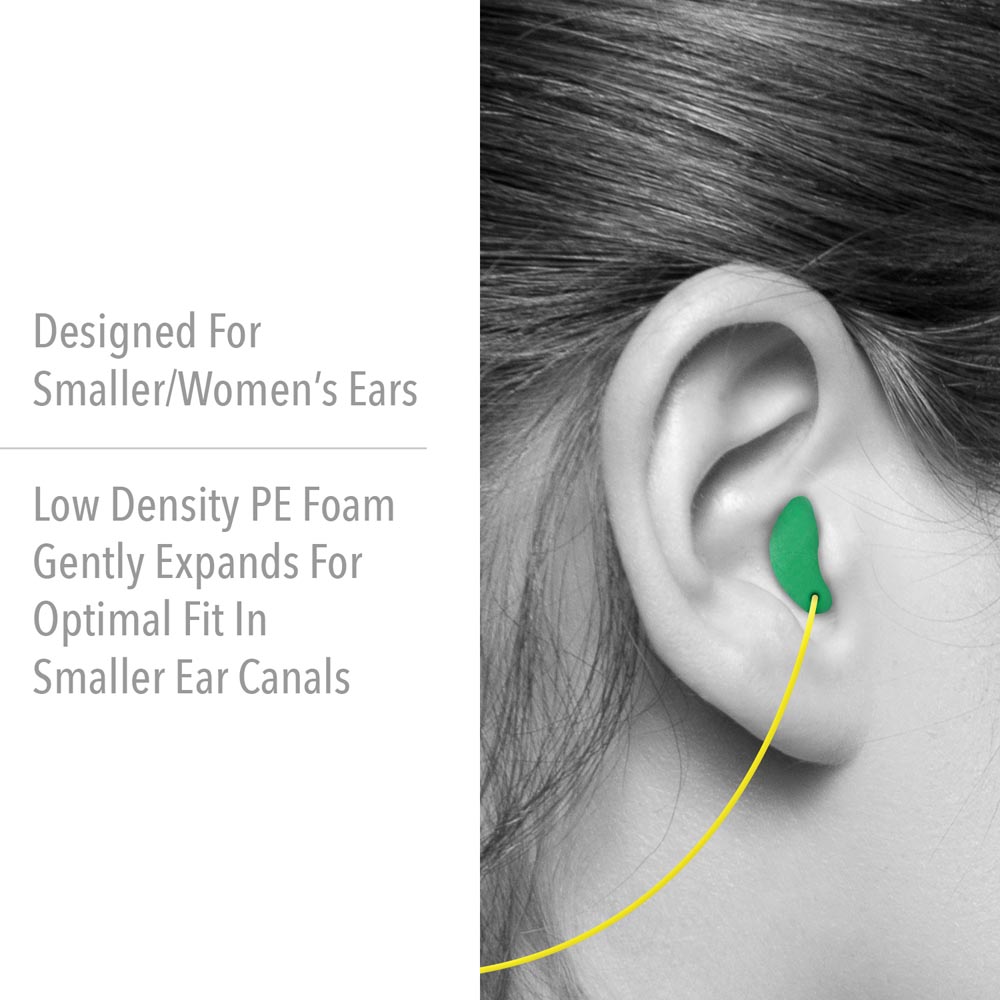 Howard Leight MAXIMUM LITE Contoured T-Shape Polyurethane Foam Corded Earplugs, 1000 Pairs - Image 2
