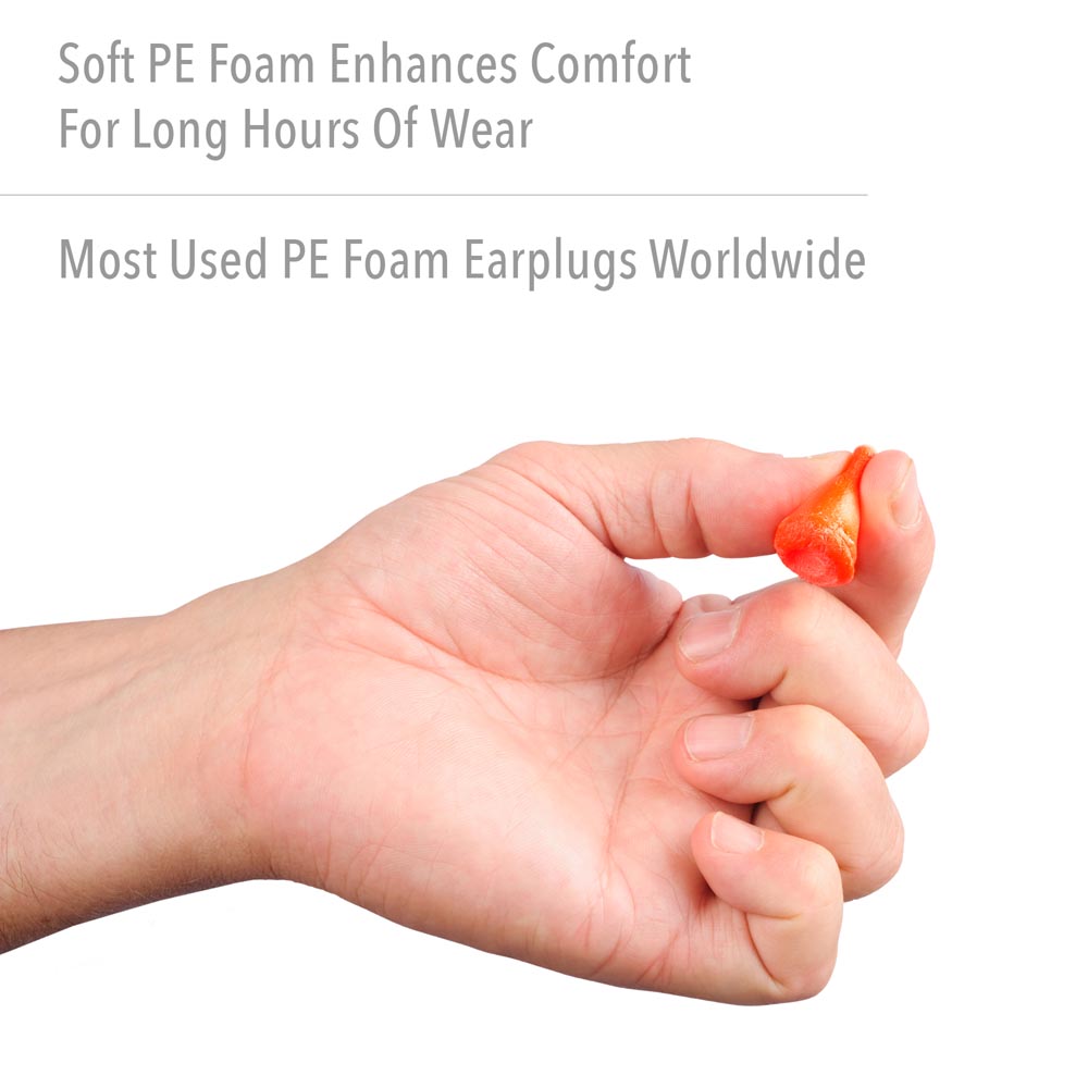 Howard Leight by Honeywell MAXIMUM Disposable Foam Earplugs, 200 Pairs - Image 3