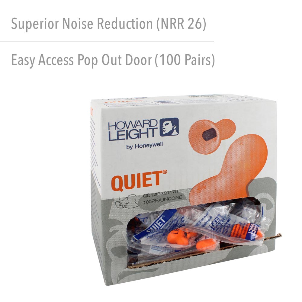 Howard Leight by Honeywell Quiet Reusable Earplugs, 1000 Pairs - Image 2