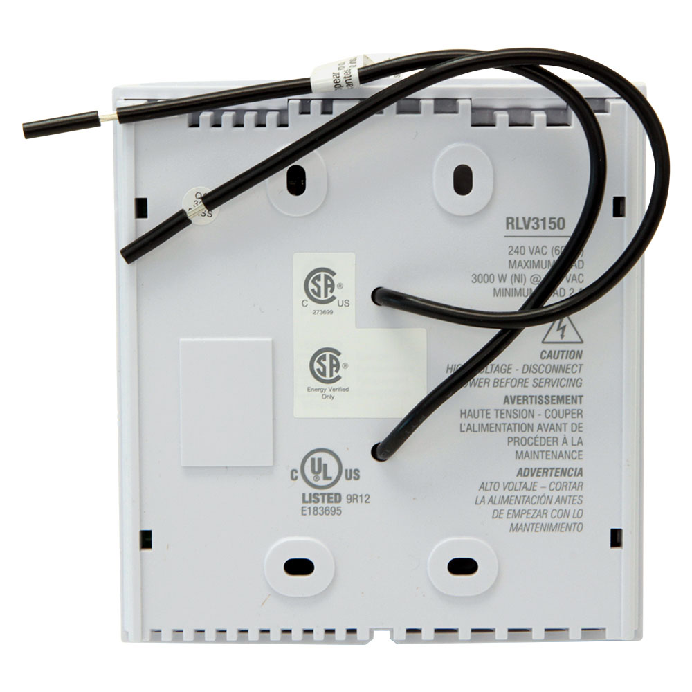Honeywell Home RLV3150A Digital Non-Programmable Line Volt Thermostat for Electric Baseboard Heaters - Image 3