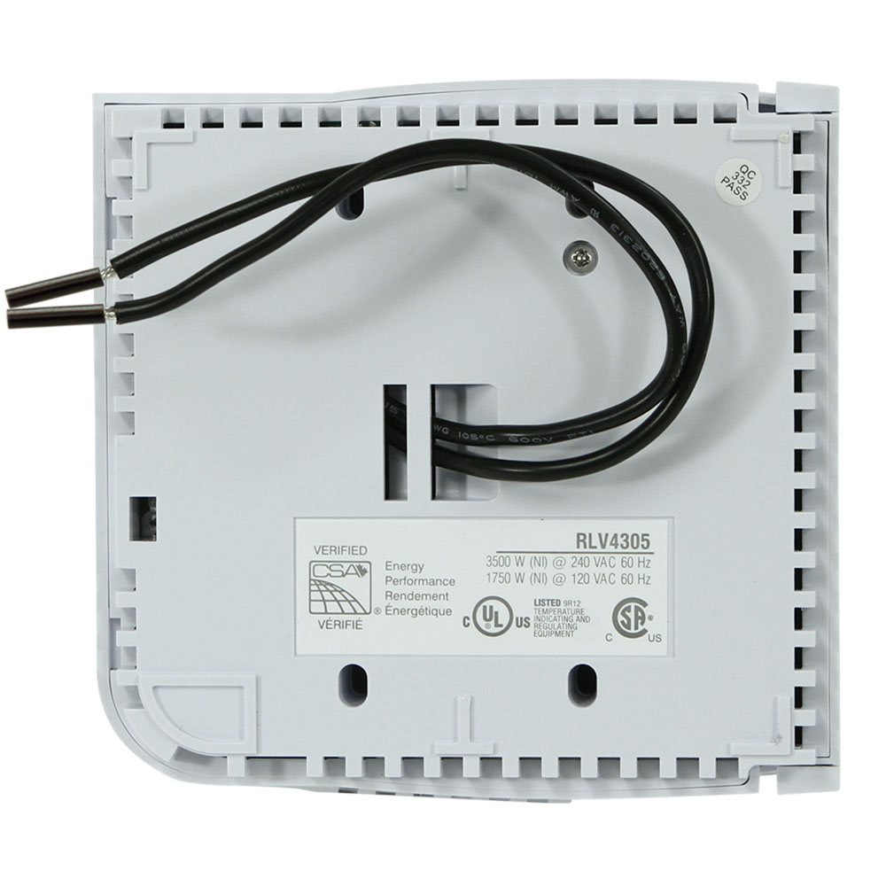 Honeywell Home RLV4305A1000 5-2 Day Programmable TRIAC Line Volt Thermostat, Electric Heat Only - Image 5