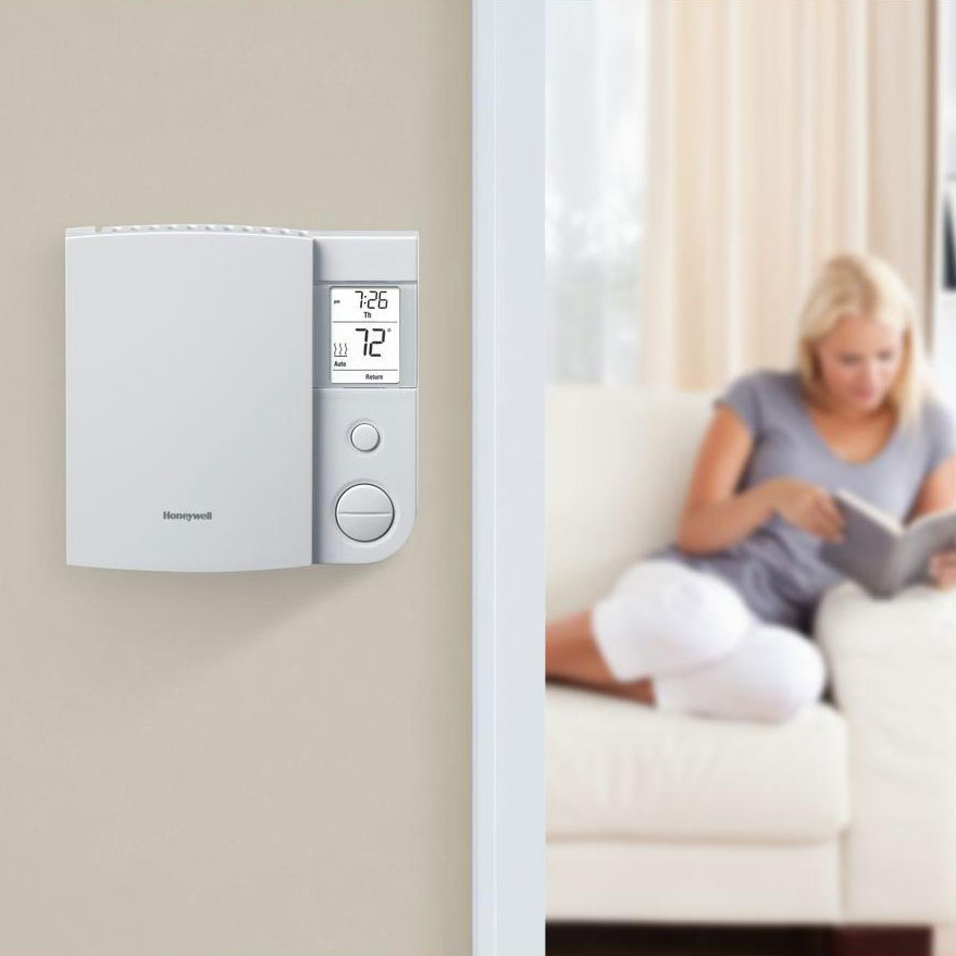 Honeywell Home RLV4305A1000 5-2 Day Programmable TRIAC Line Volt Thermostat, Electric Heat Only - Image 6