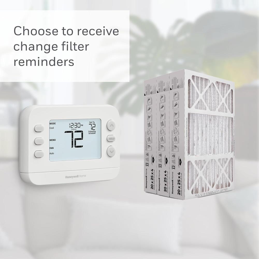 Honeywell Home X2P Programmable Thermostat, 5-2 Day Schedule for Heating and Cooling Systems - Image 4