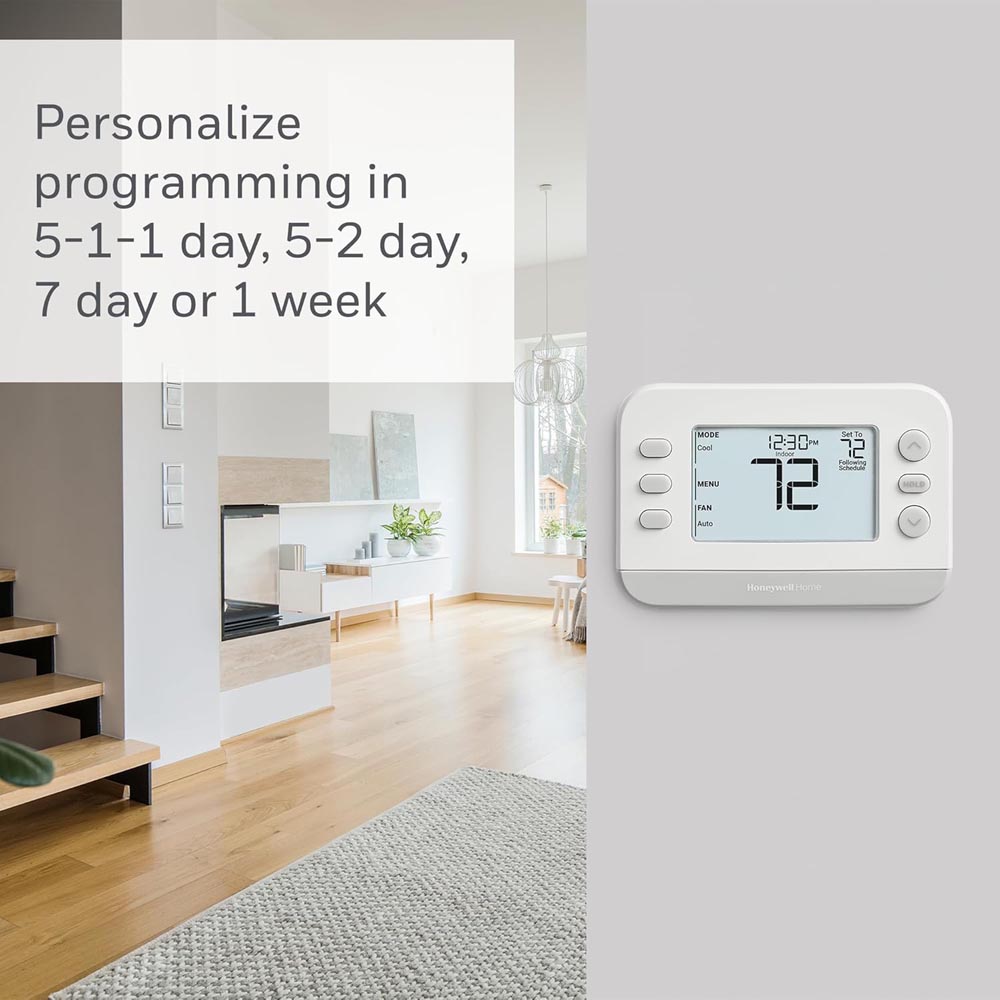 Honeywell Home X2P Flex Schedule Programmable Thermostat for Multi-Stage Conventional and Heat Pump Systems - Image 3