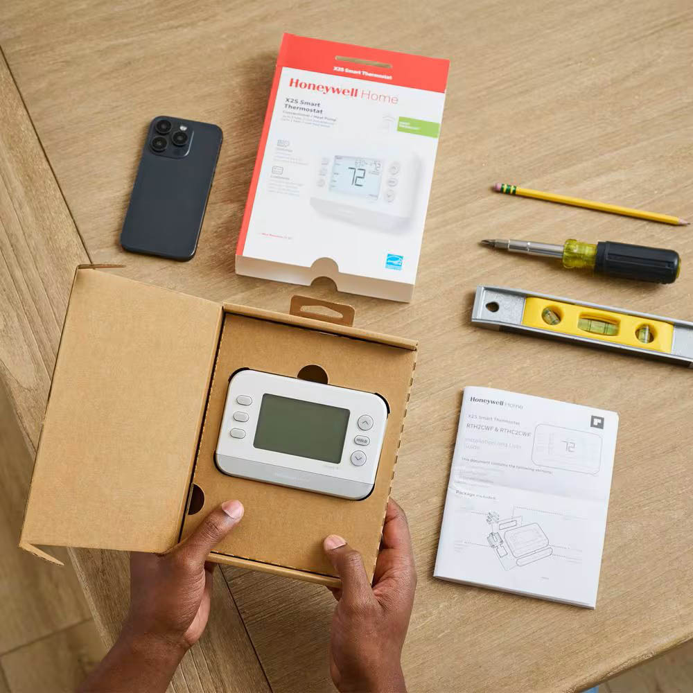 Honeywell Home X2S WiFi Thermostat, Programmable with Flexible Schedule for Multi-Stage Conventional and Heat Pump Systems - Image 2