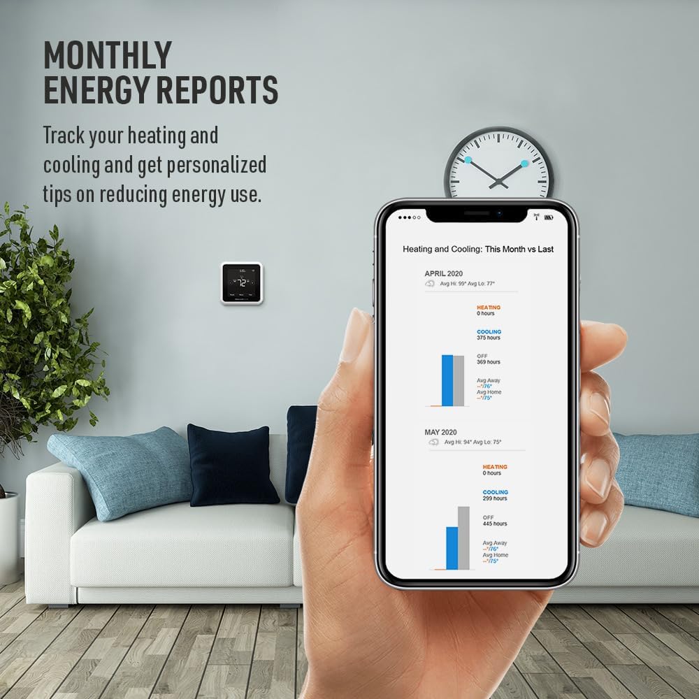 Honeywell Home T5 Wi-Fi Smart Thermostat, 7-Day Programmable with Geofencing and Touchscreen - RTH8800WF2022 - Image 4