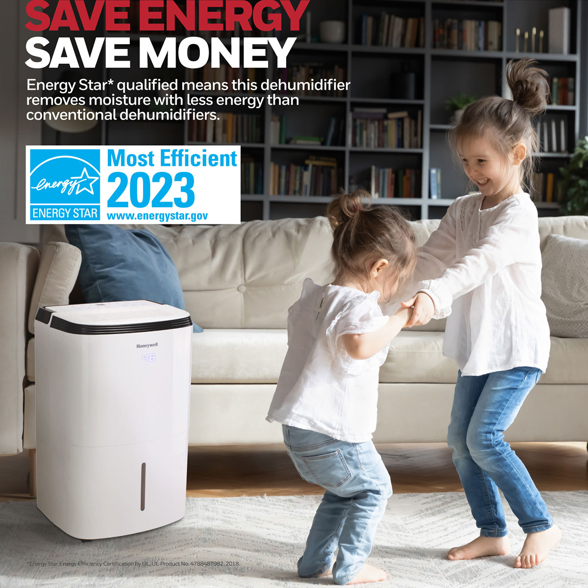 Honeywell TP50AWKNR 50-Pint Smart Dehumidifier with Alexa Voice Control - Image 5