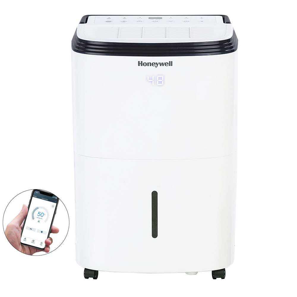 Honeywell TP50AWKNR 50-Pint Smart Dehumidifier with Alexa Voice Control