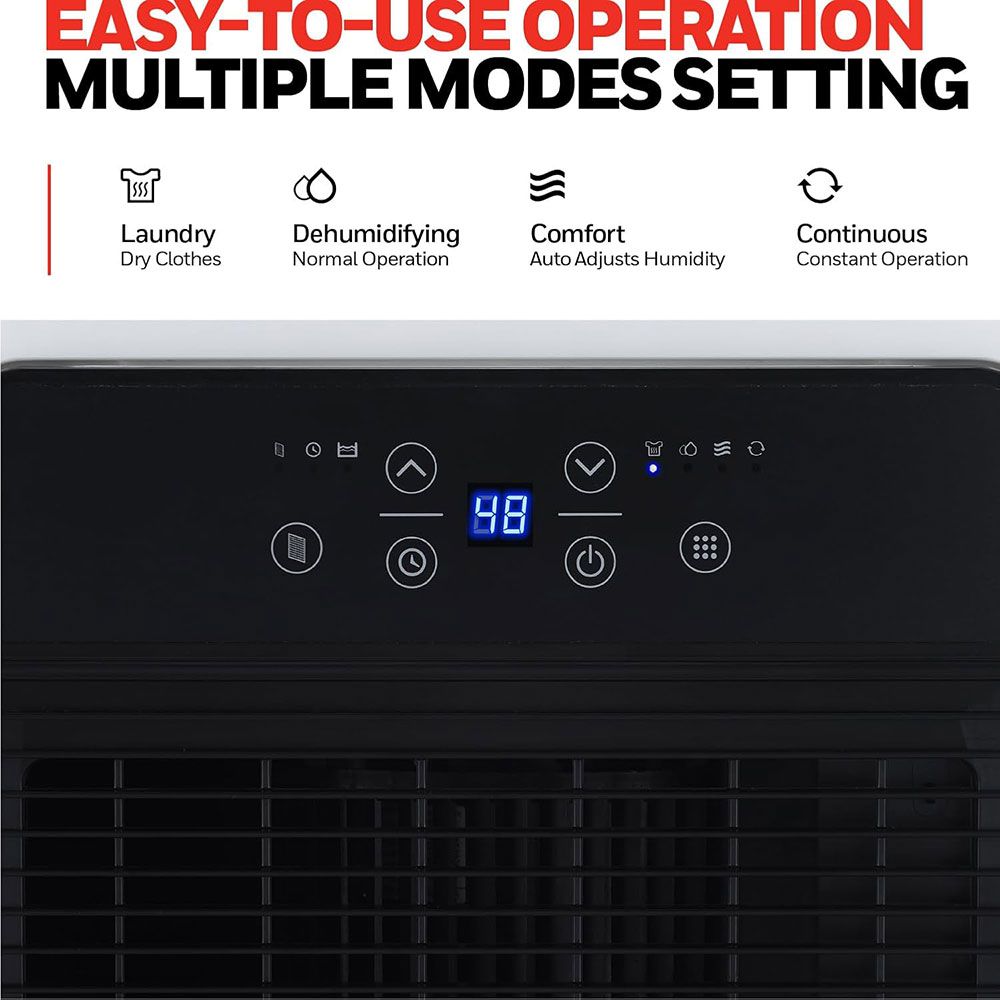 Honeywell TPFIT32AWK 32 Pint Smart Portable Dehumidifier with Alexa Voice Control - Image 4