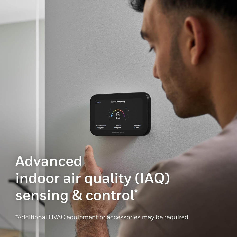 Honeywell Home X8S Smart Thermostat, Black - X8VMC8B - Image 6