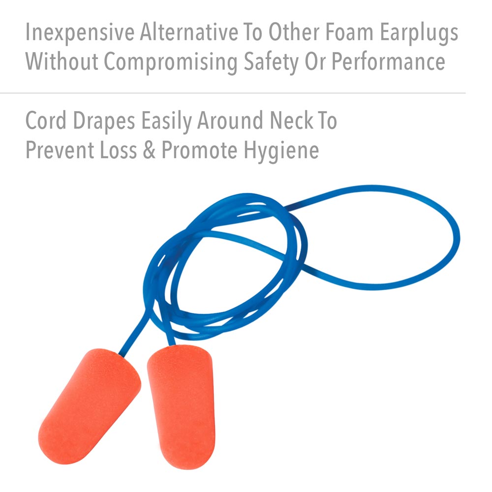 Honeywell Howard Leight X-Treme Corded Foam Ear Plugs, 1000 Pairs - Image 3